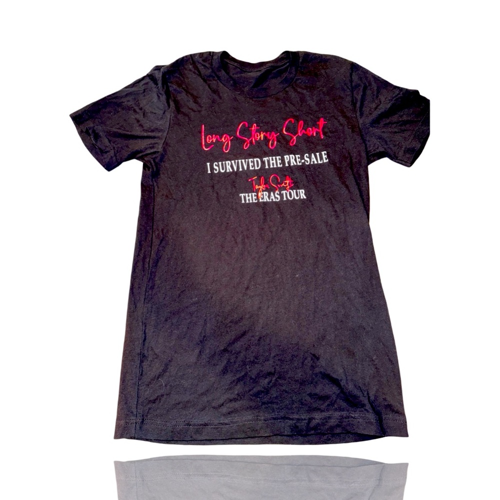 Taylor Swift “Fan Shirt” I Survived The Ticket Sale: Eras tour: Concert Merch